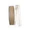 JAM Paper 1.5" x 50yd. Natural Wired Jute Net Ribbon